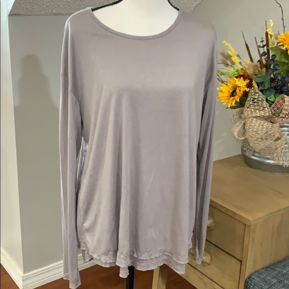 Mitto shop boutique taupe blouse